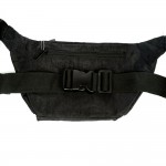 VIAGGI Unisex Black Waist Bag